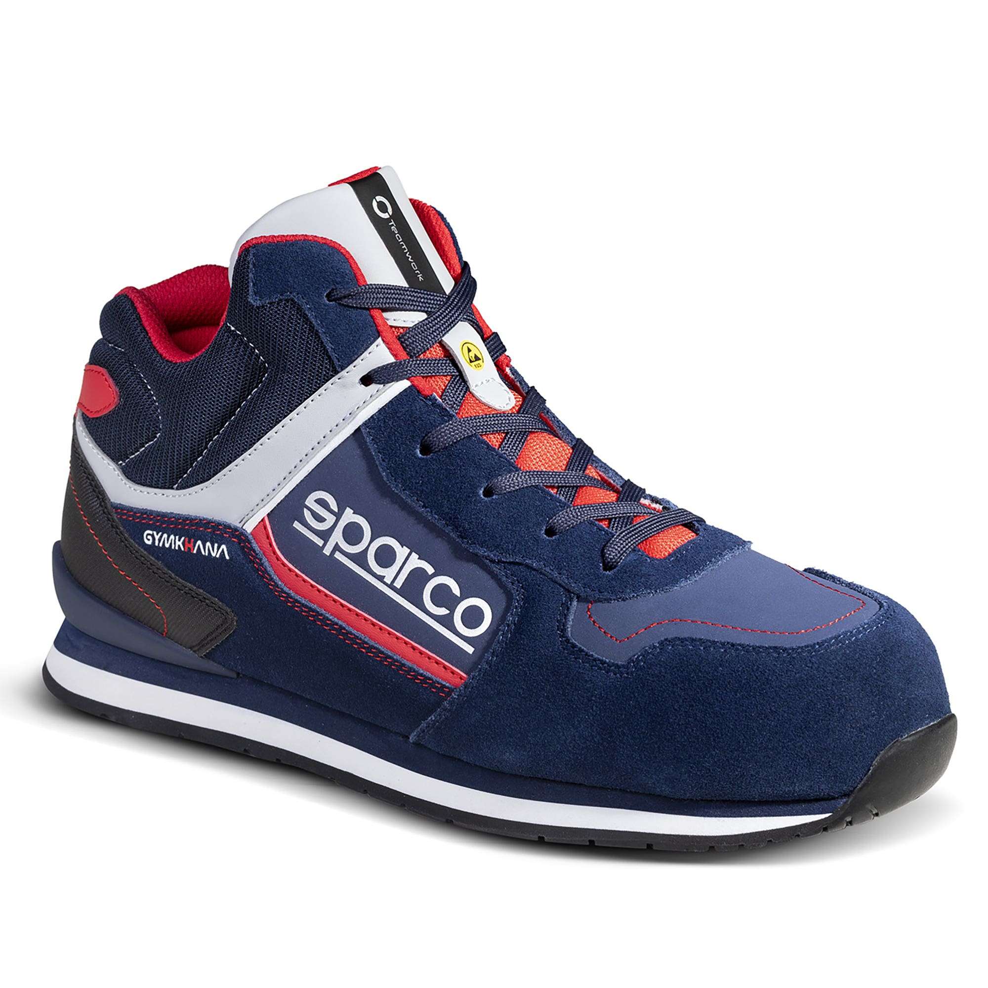 Sparco Scarpa Gymkhana-H S3 ESD Olympus Ac ESD S3 blu/rosso-scarpe antinfortunistiche da lavoro