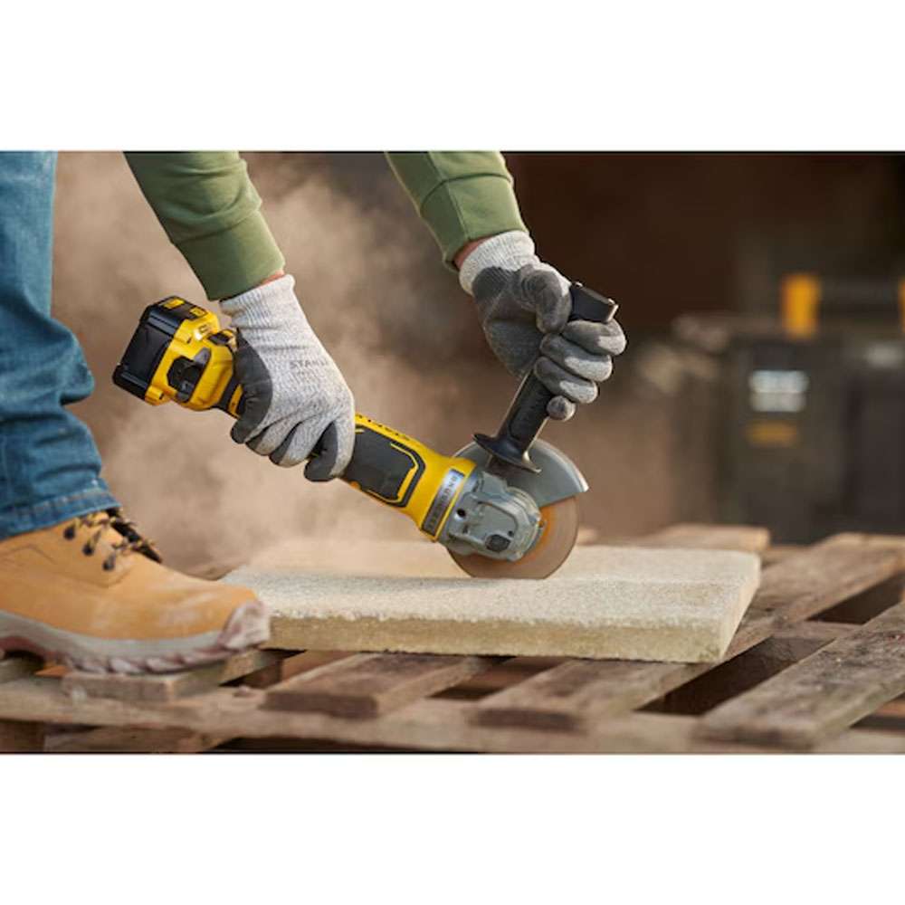 Smerigliatrice angolare brushless18V V20StanleyFatmax SFMCG700M2K-QW