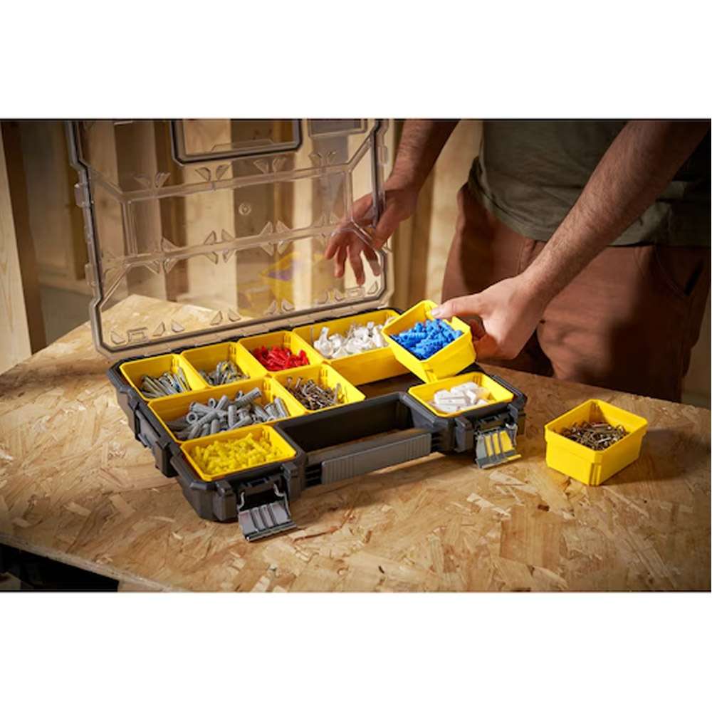 Valigetta organizer professionale con chiusure in metallo Stanley 97517