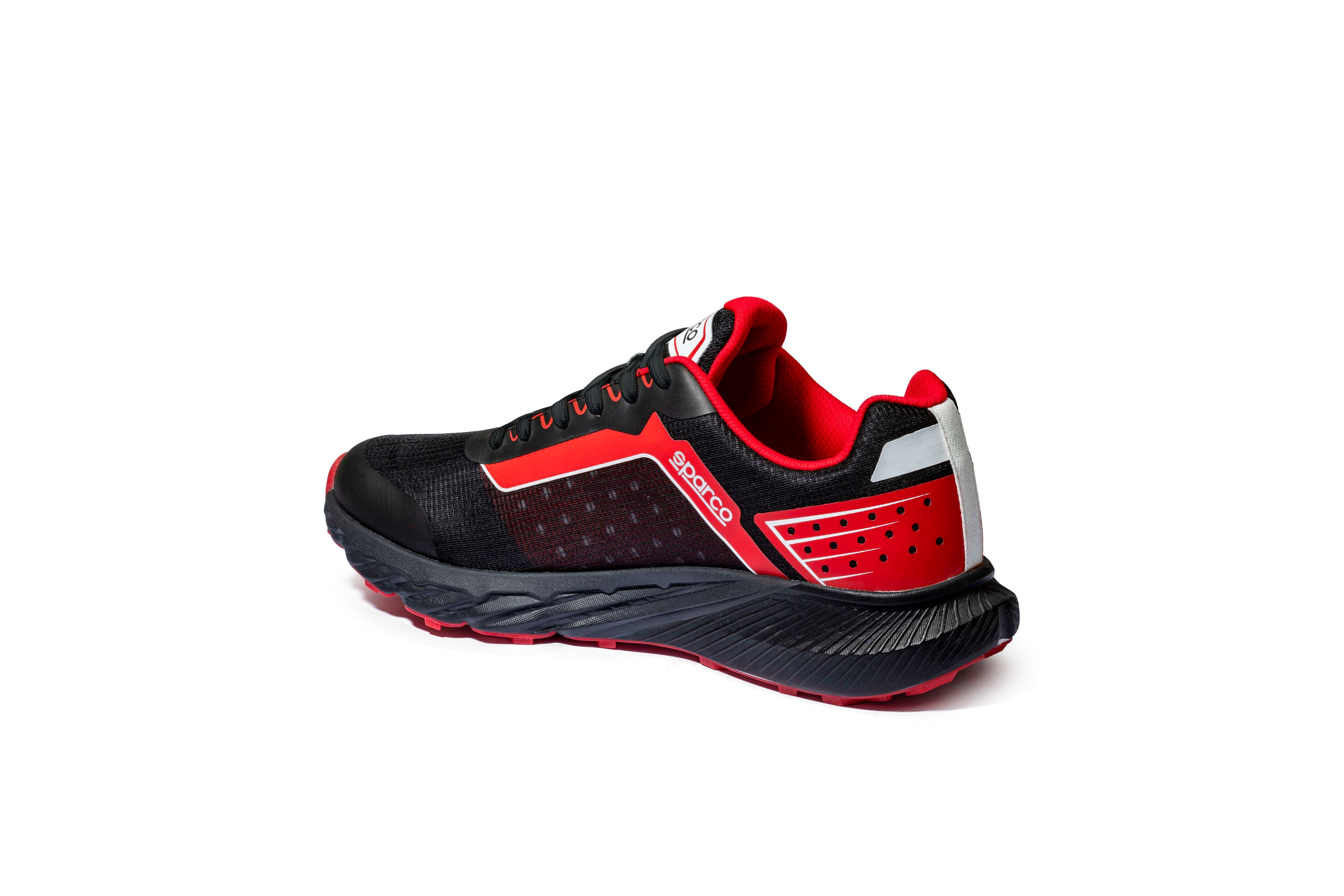 Sparco Scarpe S-Park Sepang nero/rosso black/red-scarpe antinfortunistiche da lavoro