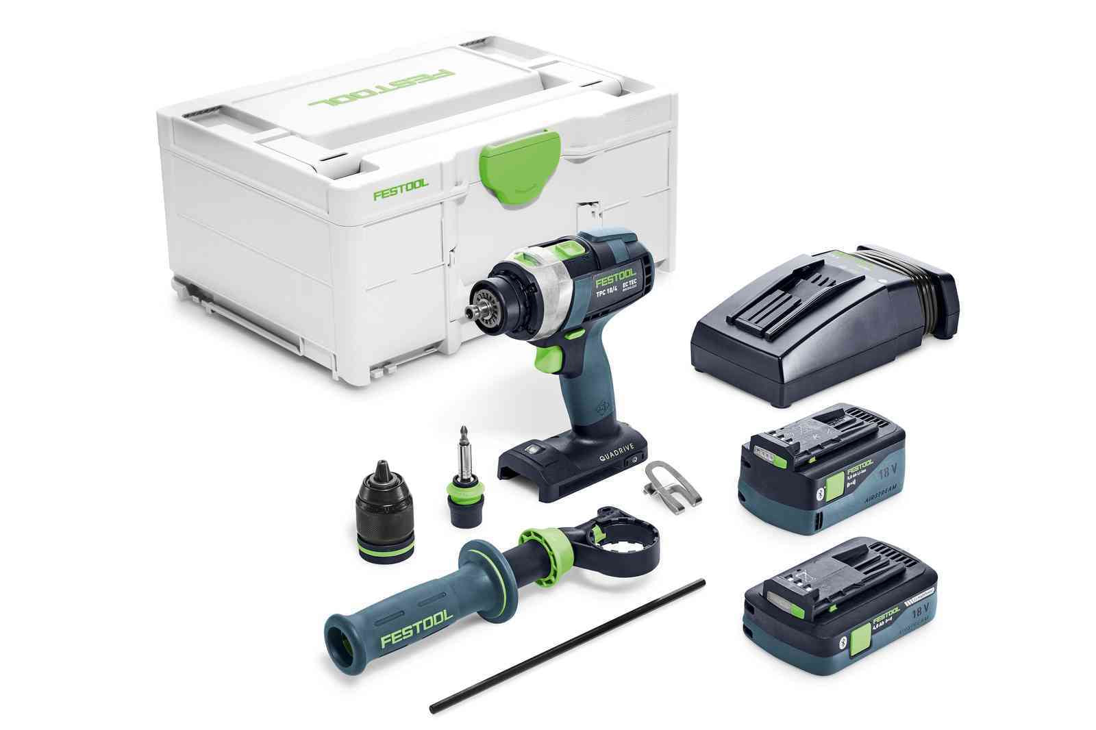 Trapano avvitatore con percussione a batteria TPC 18/45,0/4,0 I-PLUS - Festool 577651