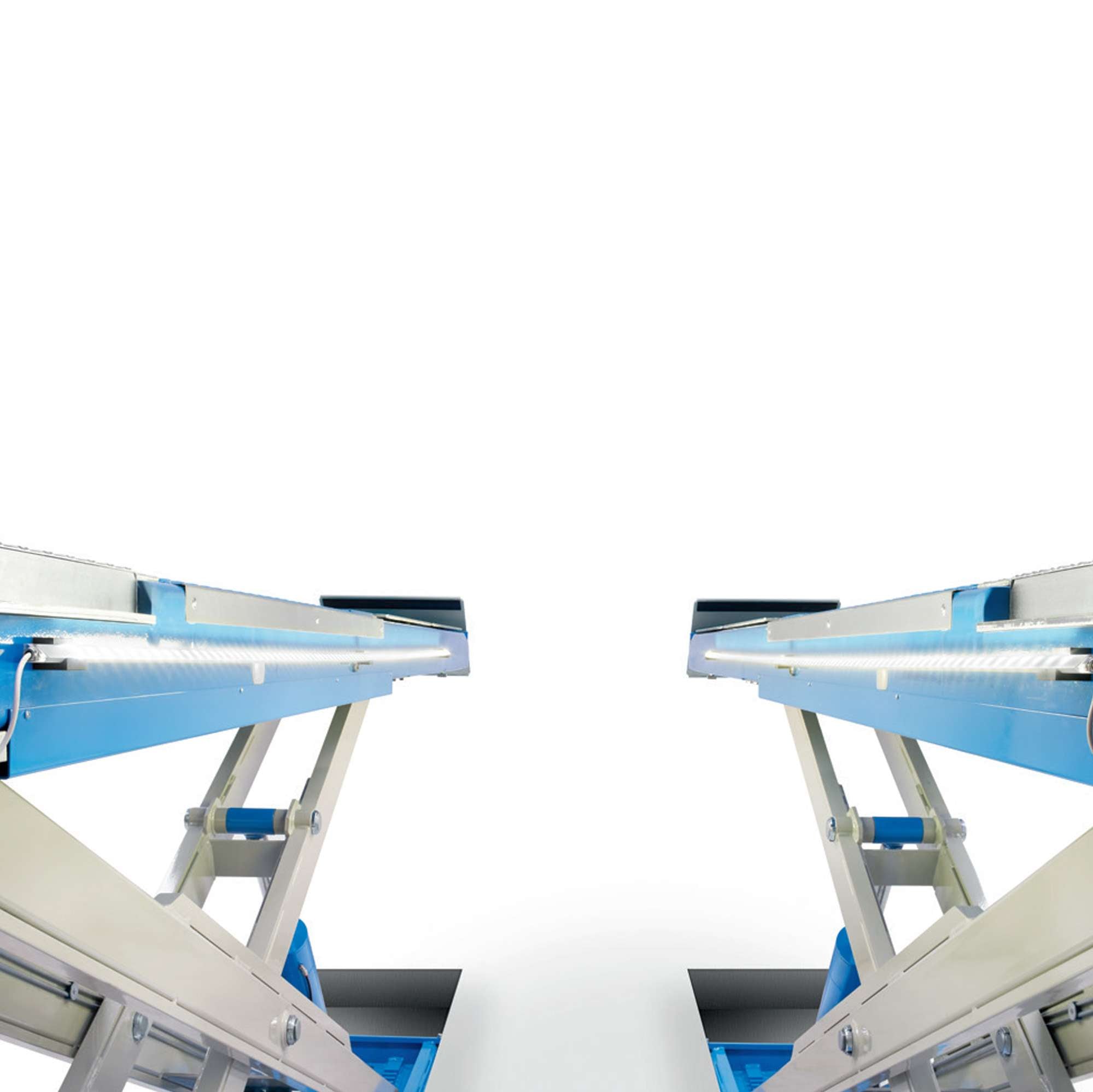 Impianto di illuminazione a led per ponte sollevatore elettromeccanico a 4 colonne - OMCN 453/B