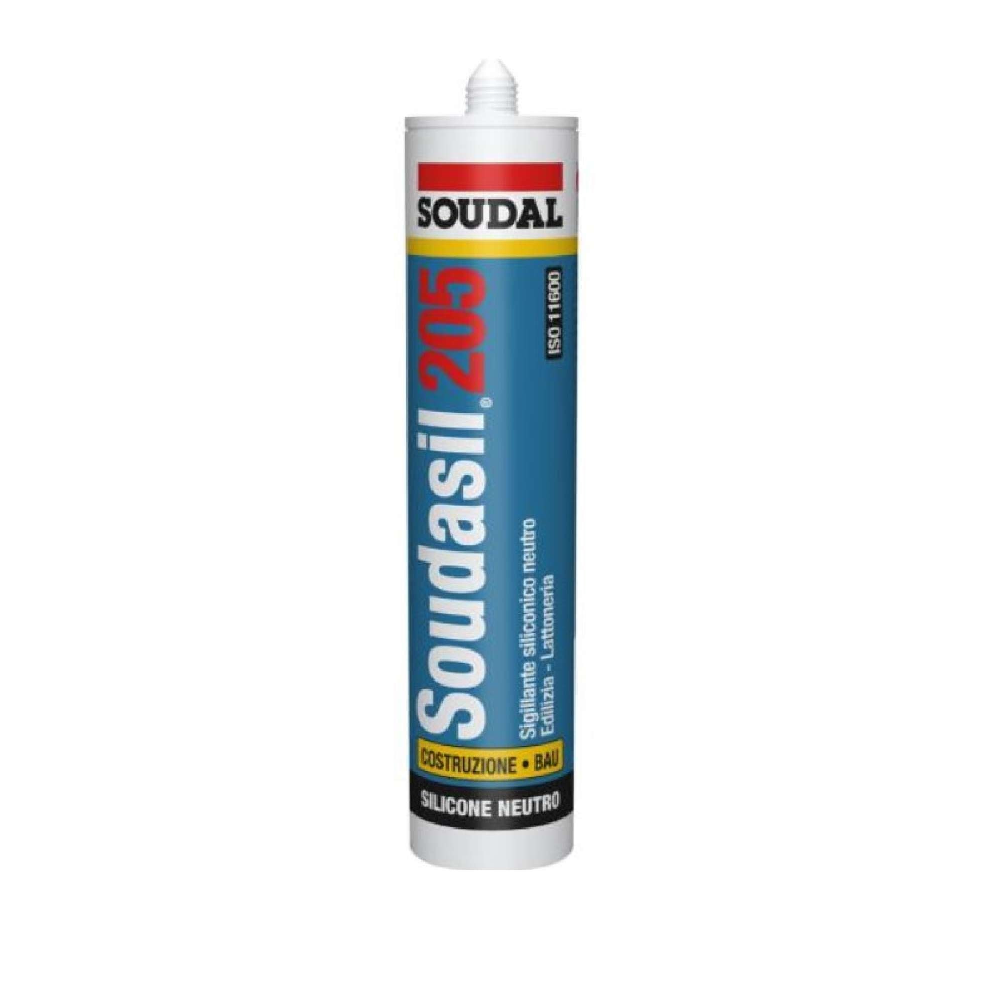 Sigillante siliconico neutro per edilizia 310ml - Soudal