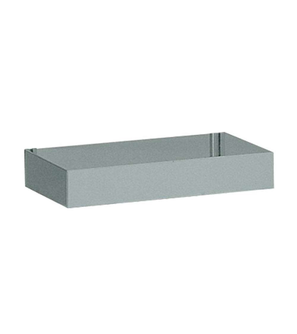 Base per scaffale da parete per cassettiere portaminuteria 600 X 300 X 100 H - in acciaio - FAMI FVBSBASE0000001