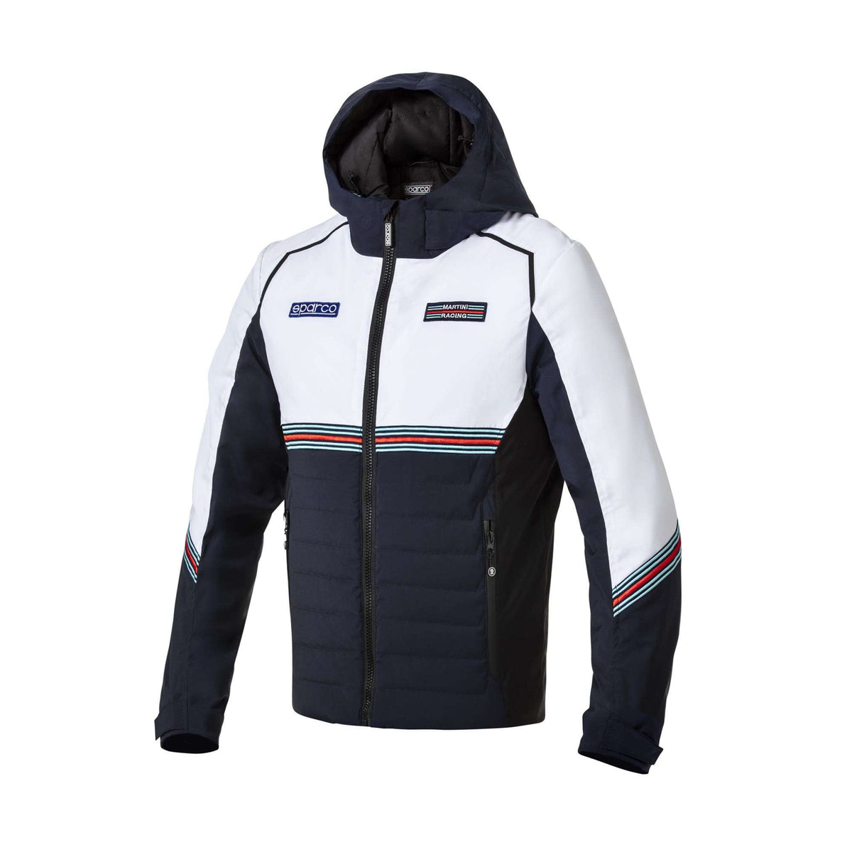 Sparco Winter Jacket Martini-R blu/bianco