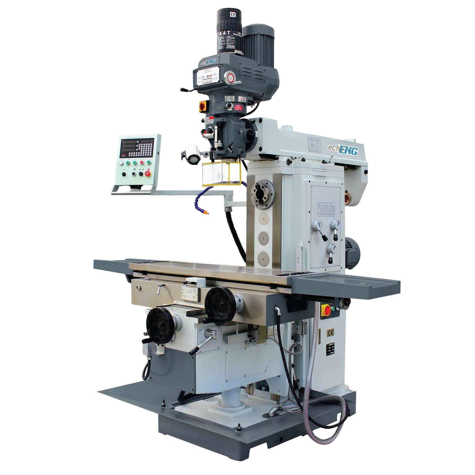 Fresatrice universale professionale FTX-5-FC VARIO con cambio utensile pneumatico e DRO a 3 assi 400V/F3, ISO50, 5,5 kW