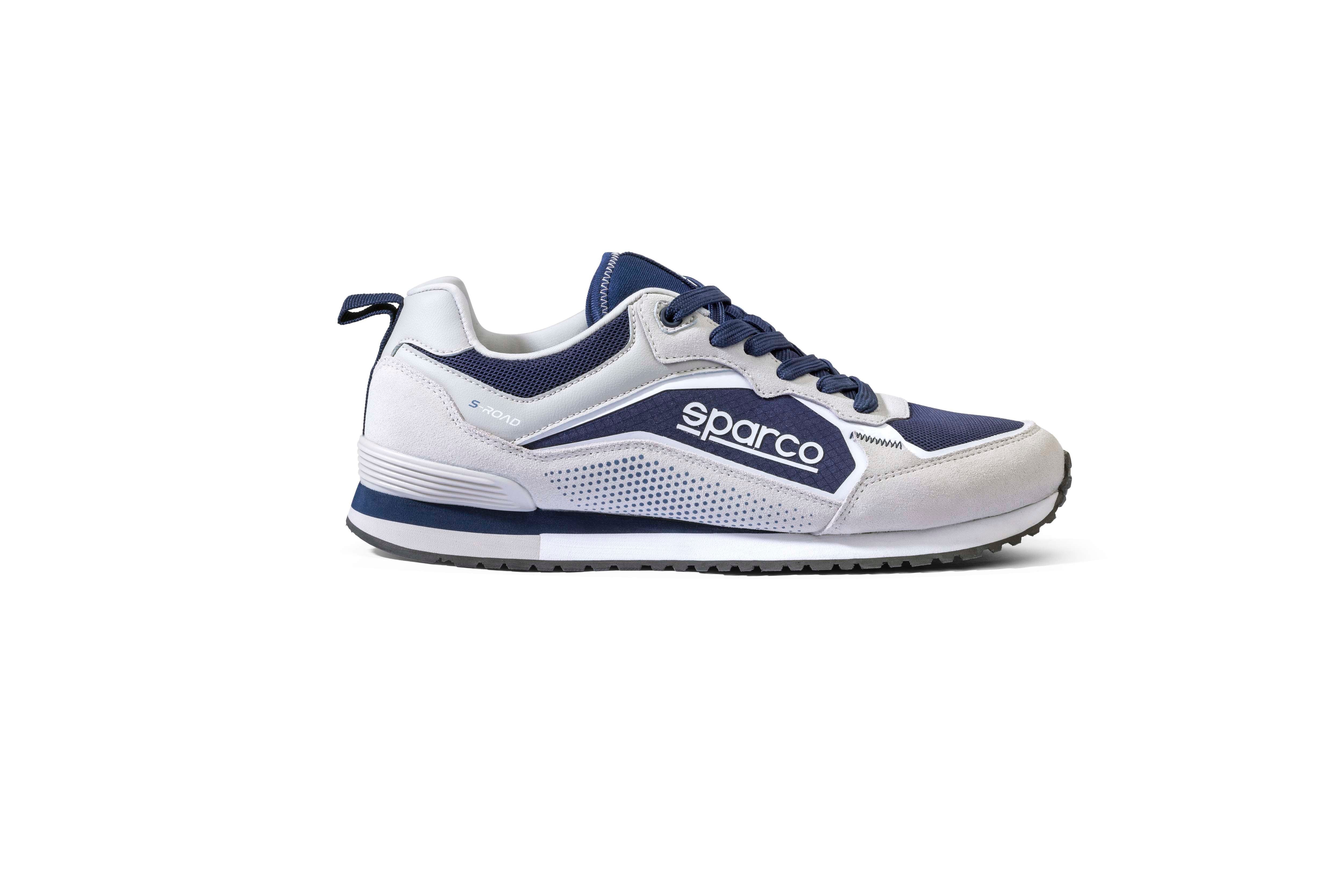 Sparco Scarpe S-Road beige/navy/blue-sneakers