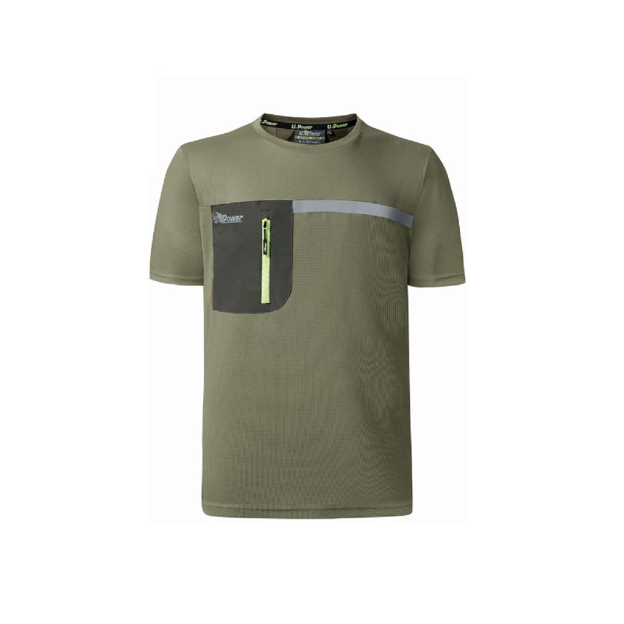 T-shirt Christal verde oliva - U-Power FU248BO