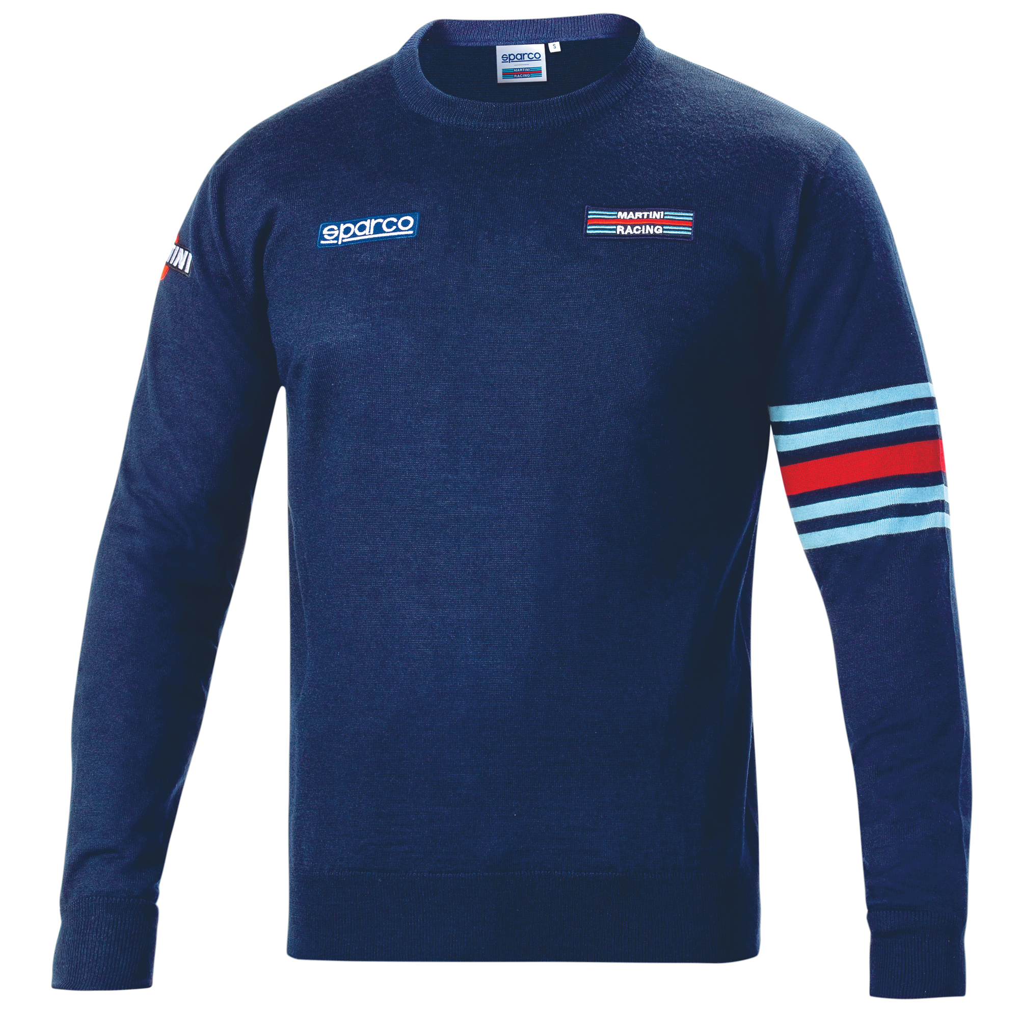 Sparco Wool Crewneck Sweatshirt Martini-R blu