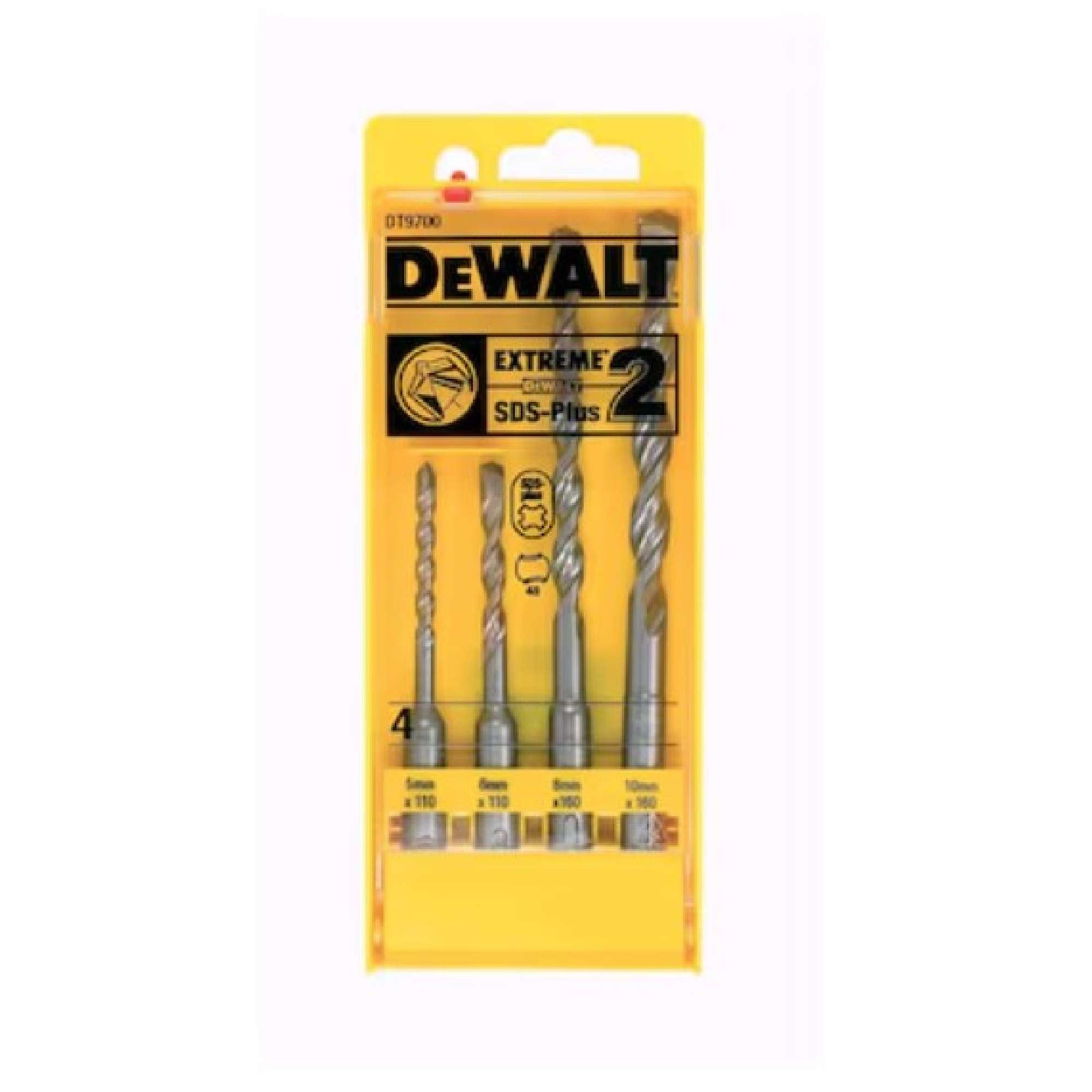 Set 4 Punte Sds-Plus - Dewalt DT9700