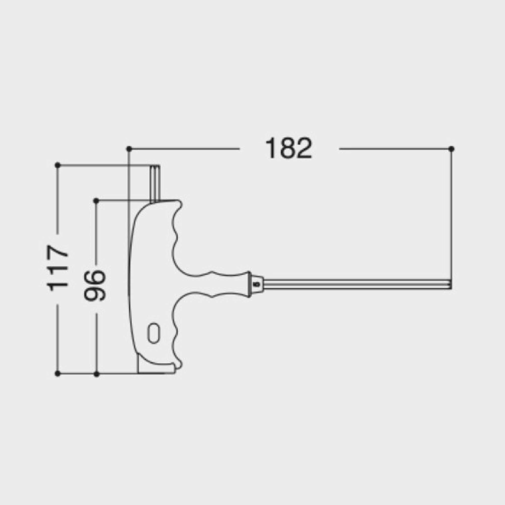 Chiave esagonale 5mm - Esinplast 2103.009
