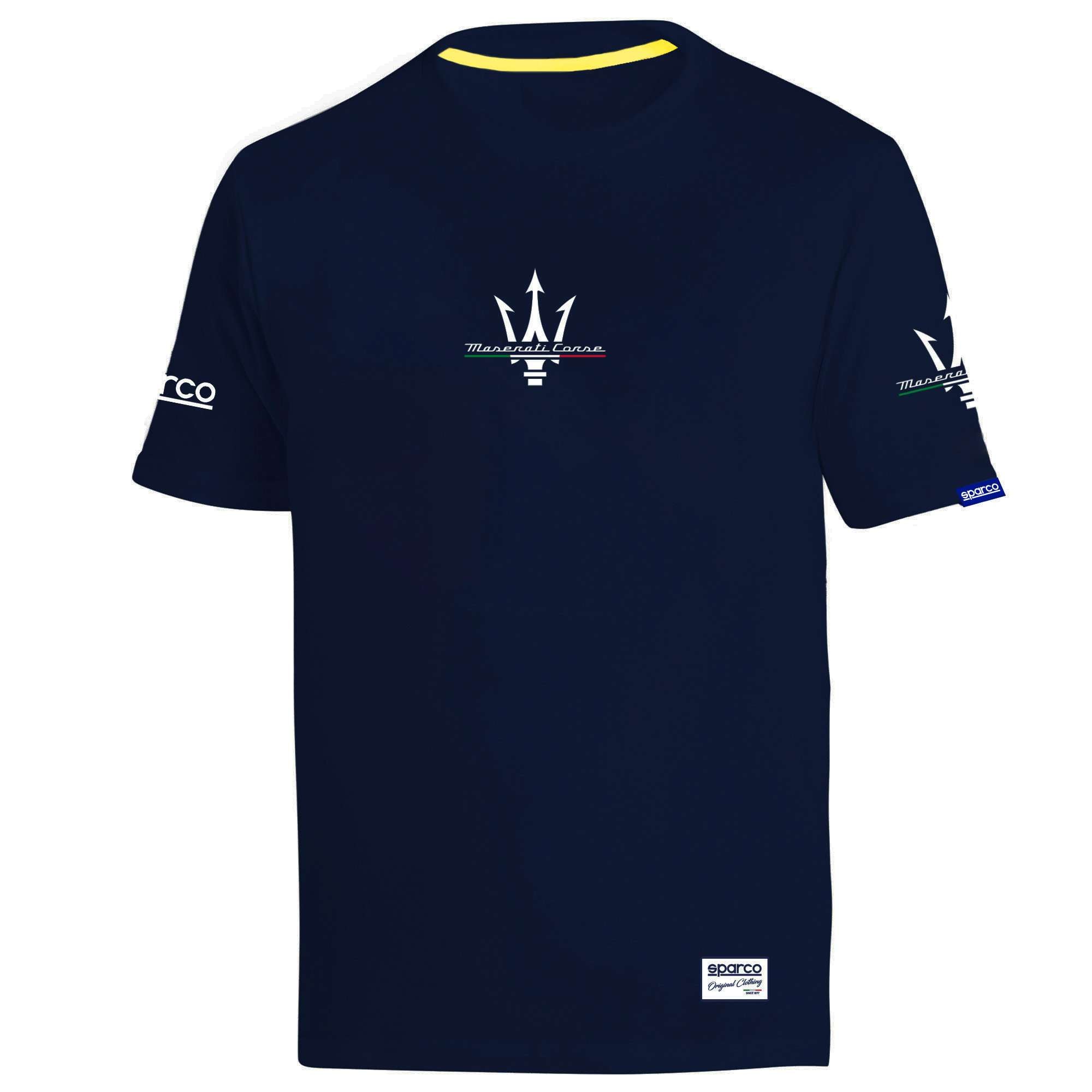Sparco T-Shirt Maserati blu navy/blue-abbigliamento Sparco Teamwork