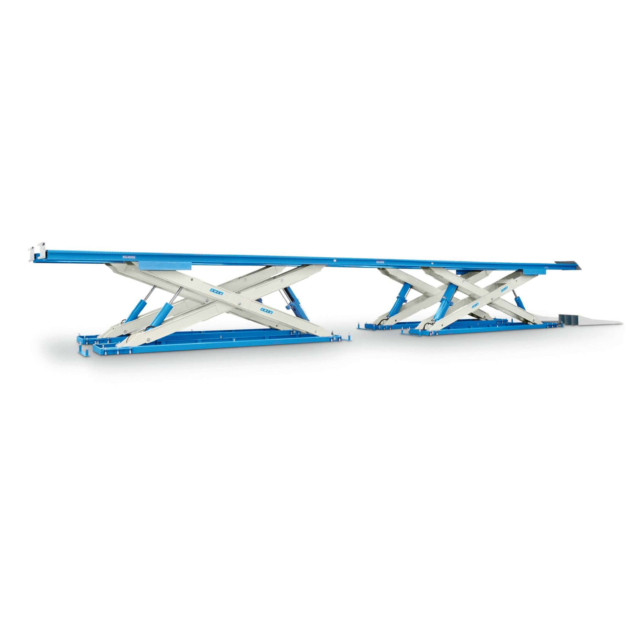 Ponte sollevatore elettroidraulico a forbice 60000 kg a pavimento - OMCN 908